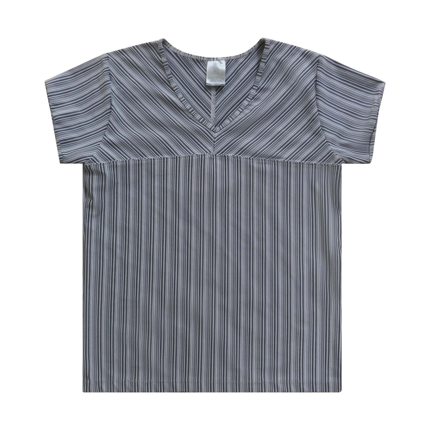 Vintage Nike Court Women's Striped Short Sleeve Tennis Shirt