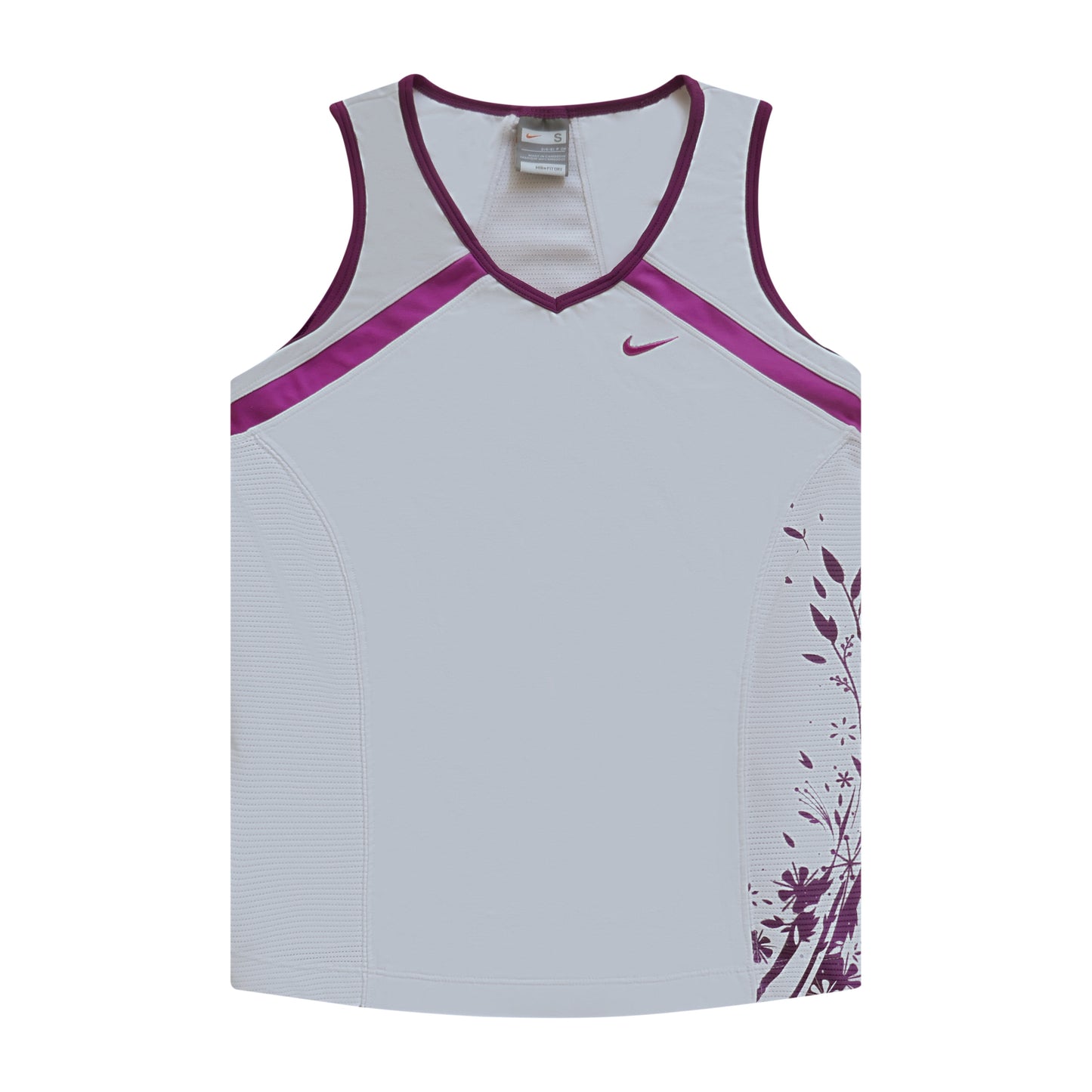 Vintage Nike Fit Dry Women's Floral Tennis Tank Top