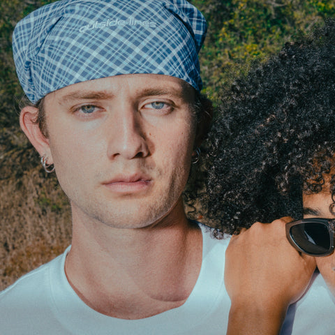Cotton Plaid Bandana