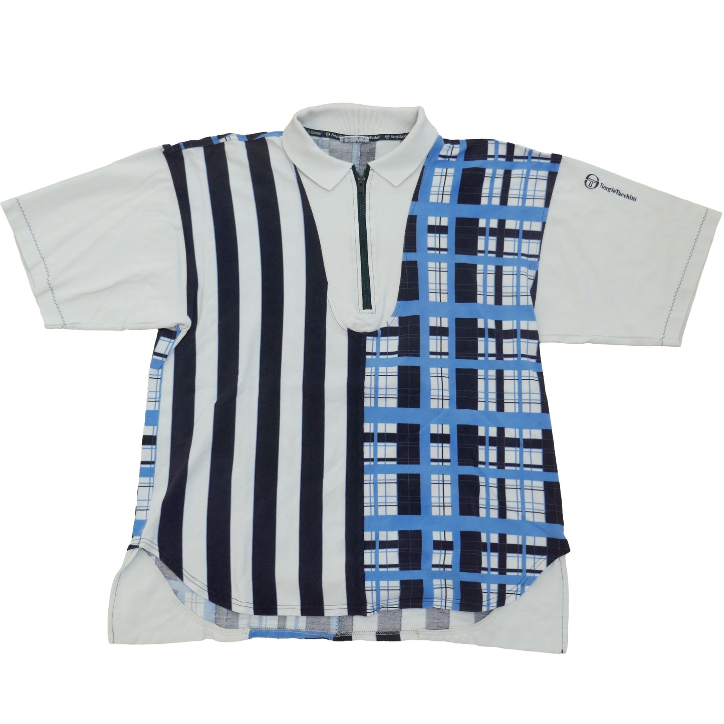 Vintage Sergio Tacchini Zip Polo Tennis Shirt