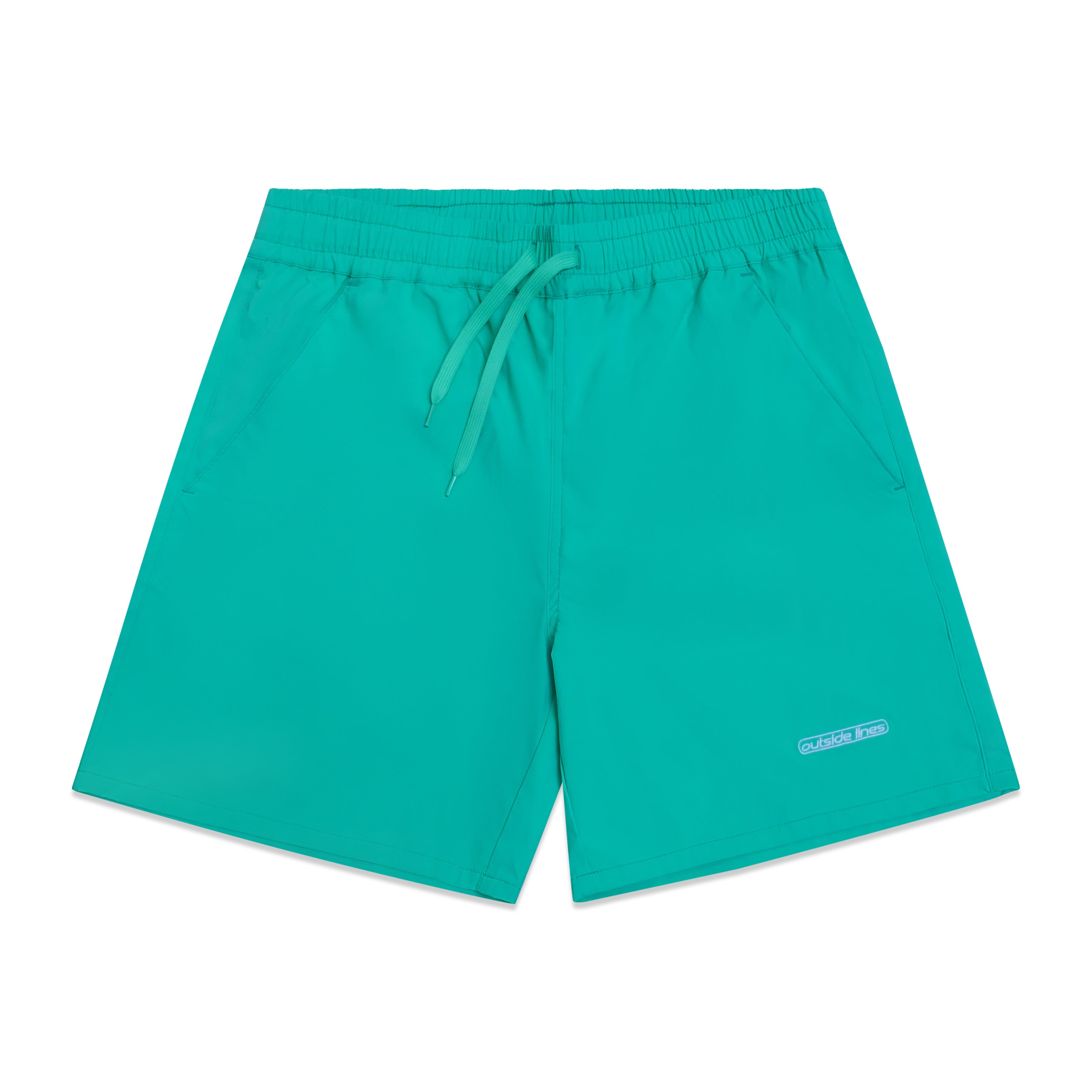 Teal Rip-Stop Tennis Short – Outside Lines Tennis Teal Rip-Stop Tennis Short – Outside Lines Tennis