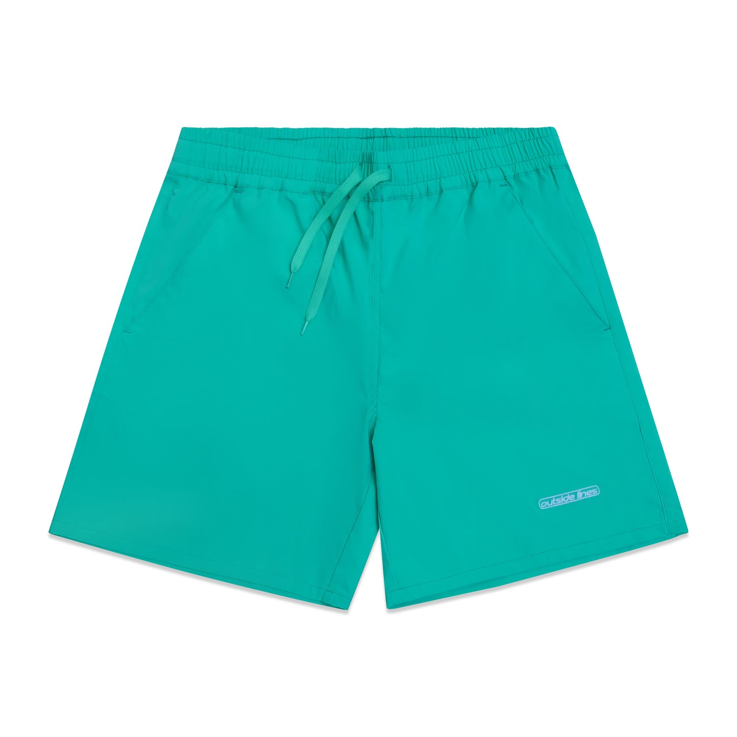 Teal Rip-Stop Tennis Short
